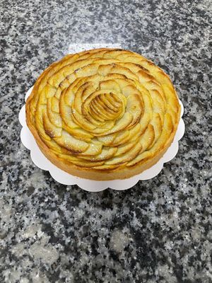 Apple tarte🍏 at Tranquility Donkey Association & other Rescues - The Yoga Tarte in Estivaux