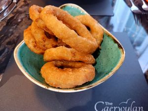 Onion Rings (Side) at Tonnau Restaurant in Criccieth