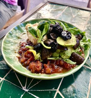 Mezze plate   at Seaside Juicery in 