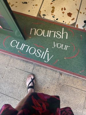 The entryway says it all! at Seaside Juicery in 