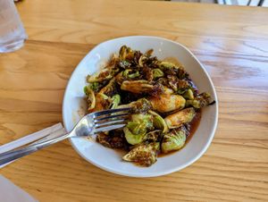 Glazed Brussels.  at Kerbey Lane Cafe - Northwest in Austin