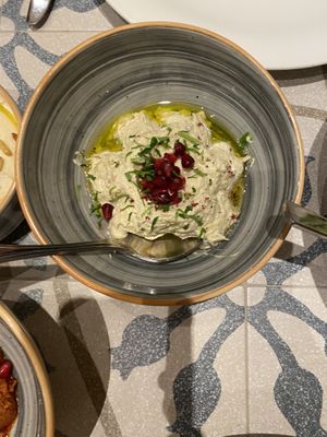 Baba ganoush  at Burj Al Hamam in Balqaa