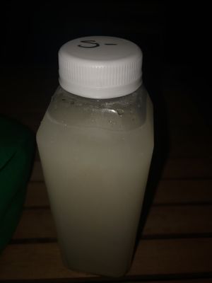 Soursop juice   at Food For Negus in Brooklyn