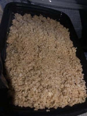 Quinoa with coconut dressing   at Food For Negus in Brooklyn