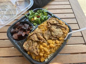 The quantity is amazing too!  at Food For Negus in Brooklyn