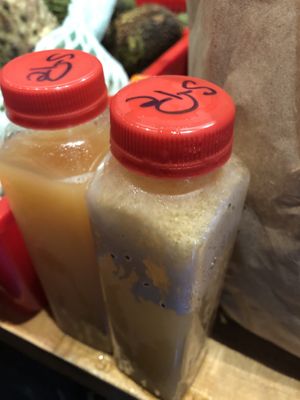 Soursop peach   at Food For Negus in Brooklyn