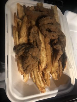 Plaintain and mushroom   at Food For Negus in Brooklyn