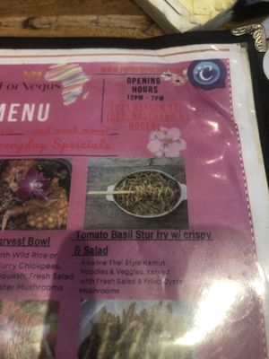 Menu   at Food For Negus in Brooklyn