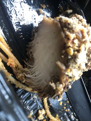 lion’s mane mushroom  at Food For Negus in Brooklyn