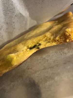 Vegetable pattie  at Food For Negus in Brooklyn