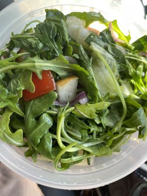 Arugula salad   at Food For Negus in Brooklyn