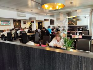 Interior at Cafe Restaurant Engel Asian & Local in Vaduz