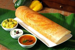 Vegan Masala Dosa at Honest Restaurant Cleveland in Parma Heights