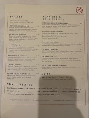 Good Vega sammys   at Chocolate Maven Bakery and Cafe in Santa Fe