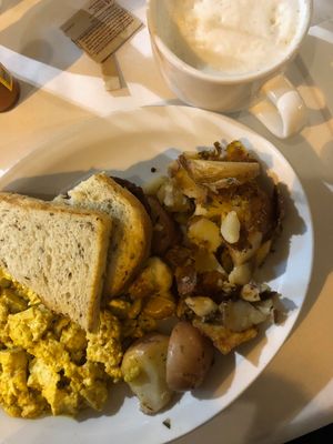 Country breakfast at Chocolate Maven Bakery and Cafe in Santa Fe
