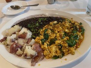 Tofu scramble   at Chocolate Maven Bakery and Cafe in Santa Fe