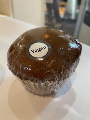 Vegan muffin   at Chocolate Maven Bakery and Cafe in Santa Fe