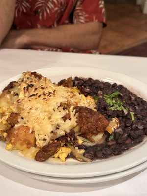 Vegan breakfast burrito in a bowl. So good?  at Chocolate Maven Bakery and Cafe in Santa Fe
