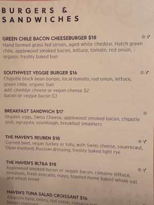   at Chocolate Maven Bakery and Cafe in Santa Fe