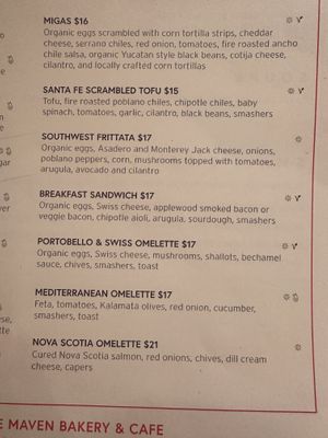   at Chocolate Maven Bakery and Cafe in Santa Fe