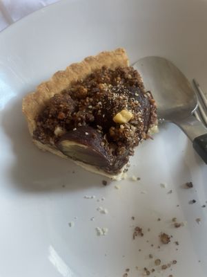 Cake with japanese Water chestnut  at Musubi Sweets Factory  in Kyoto