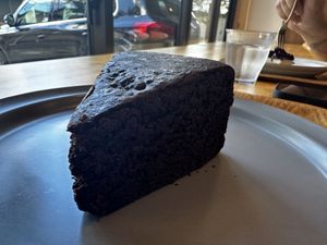 Chocolate brownie cake  at Musubi Sweets Factory  in Kyoto