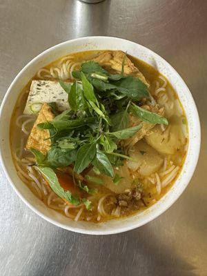 Hue special noodle soup  at Quan Chay Phap Hoa in Hoi An