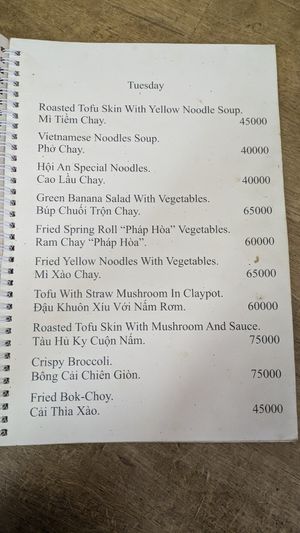 Tuesday at Quan Chay Phap Hoa in Hoi An