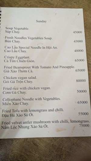 Sunday at Quan Chay Phap Hoa in Hoi An