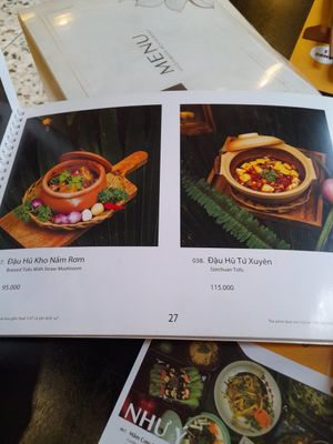 Menu at Mantra - Nhà hàng chay  in Ho Chi Minh City