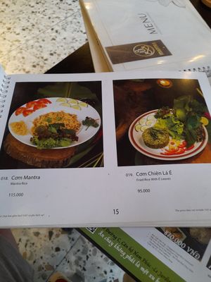 Menu at Mantra - Nhà hàng chay  in Ho Chi Minh City