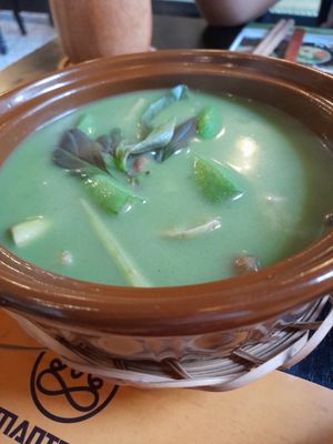 The worst green curry. at Mantra - Nhà hàng chay  in Ho Chi Minh City