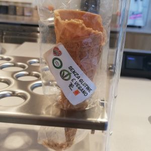 The cookie ice holder (hoorntje in Dutch) at Room - Rodeweg in Groningen