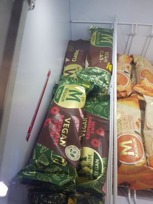 Vegan ice creams at Lighthouse Café in South Shields