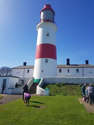 Back of cafe at Lighthouse Café in South Shields