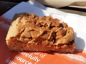 Caramel biscuit blondie (vg) at Lighthouse Café in South Shields