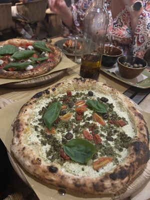 Vegan Tofu Pesto Pizza   at Souldough Pizza in Cascais