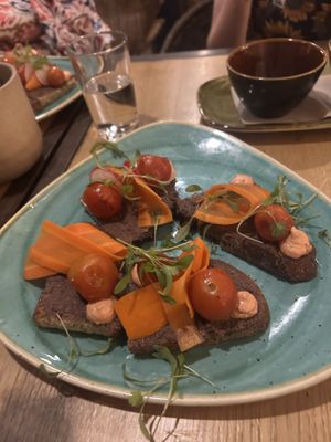 Vegan Bruschetta   at Souldough Pizza in Cascais