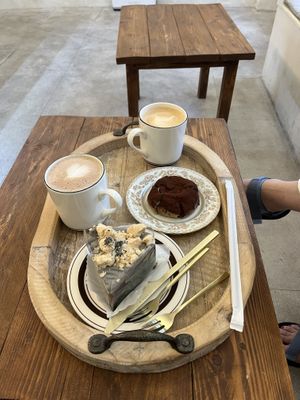 Anko cake and tiramisu cookie   at On-Ve Vegan Bakery 온비 비건베이커리 in Gyeongju