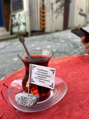   at Bitter Balat Cafe in Istanbul