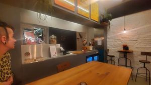 Small place at VEG'D - Vegan Burgers - P-Berg in Berlin