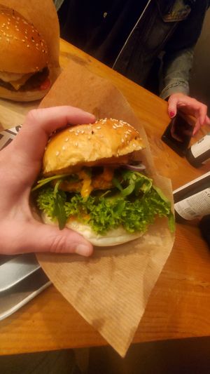 Spicy crispy chick'n at VEG'D - Vegan Burgers - P-Berg in Berlin