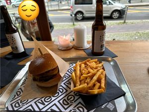 Beyond BBQ Burger 😋.  at VEG'D - Vegan Burgers - P-Berg in Berlin