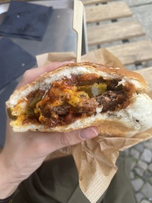 Chili Cheeze  at VEG'D - Vegan Burgers - P-Berg in Berlin