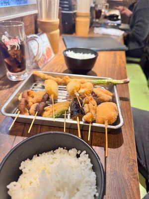   at Oyajino Kushiya Honten - 新世界おやじの串や 本店 in Osaka