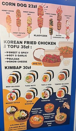 Menu  at My Korea - Shop & Bistro in Krakow
