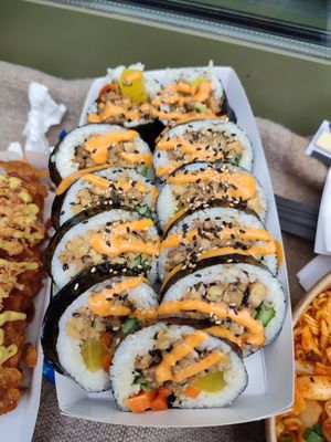 tempeh gimbab at My Korea - Shop & Bistro in Krakow