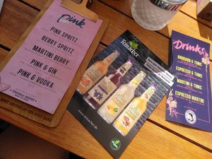 Getränkeauswahl at Cafe Romantic in Heidelberg