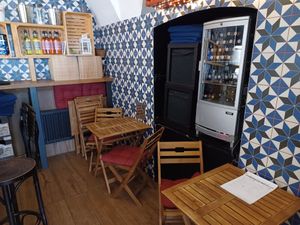 Interior at Waffle Lab in Prague