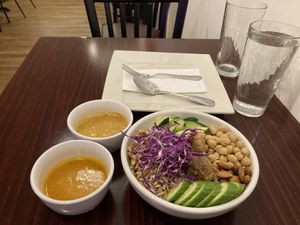 Rainbow bowl at Chakra  in New York City